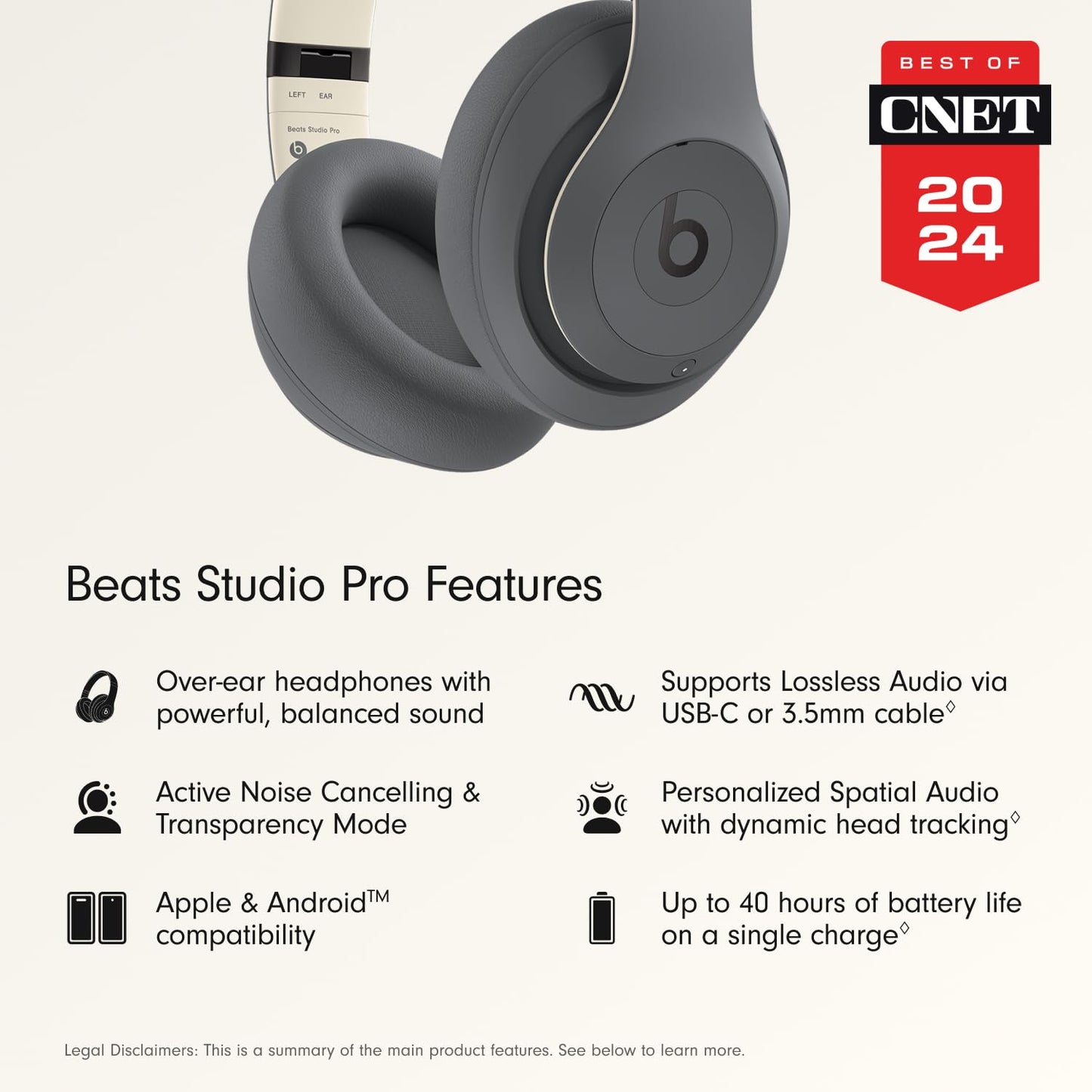 Beats Studio Pro Bluetooth – Audífonos Premium Over-Ear