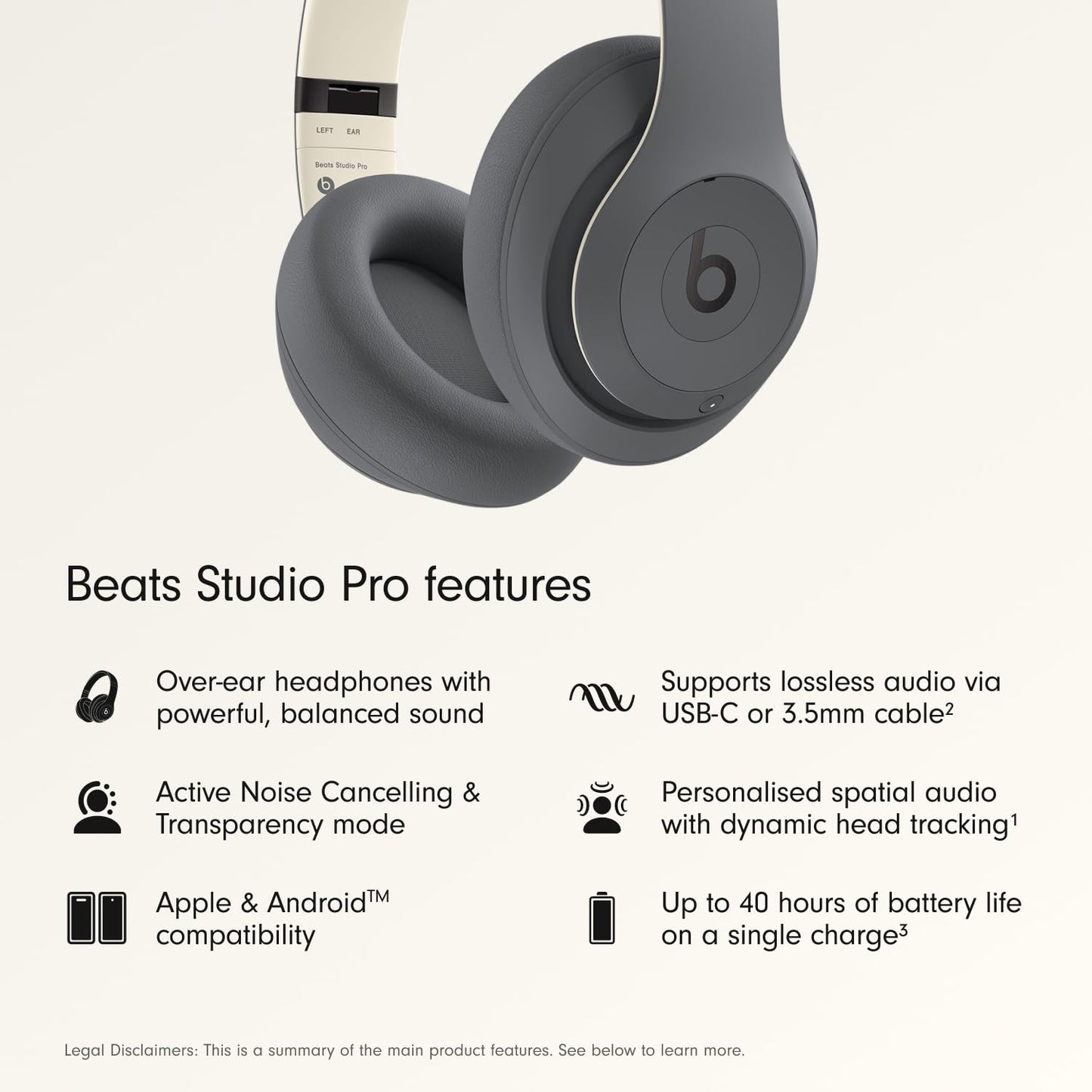 Beats Studio Pro Bluetooth – Audífonos Premium Over-Ear
