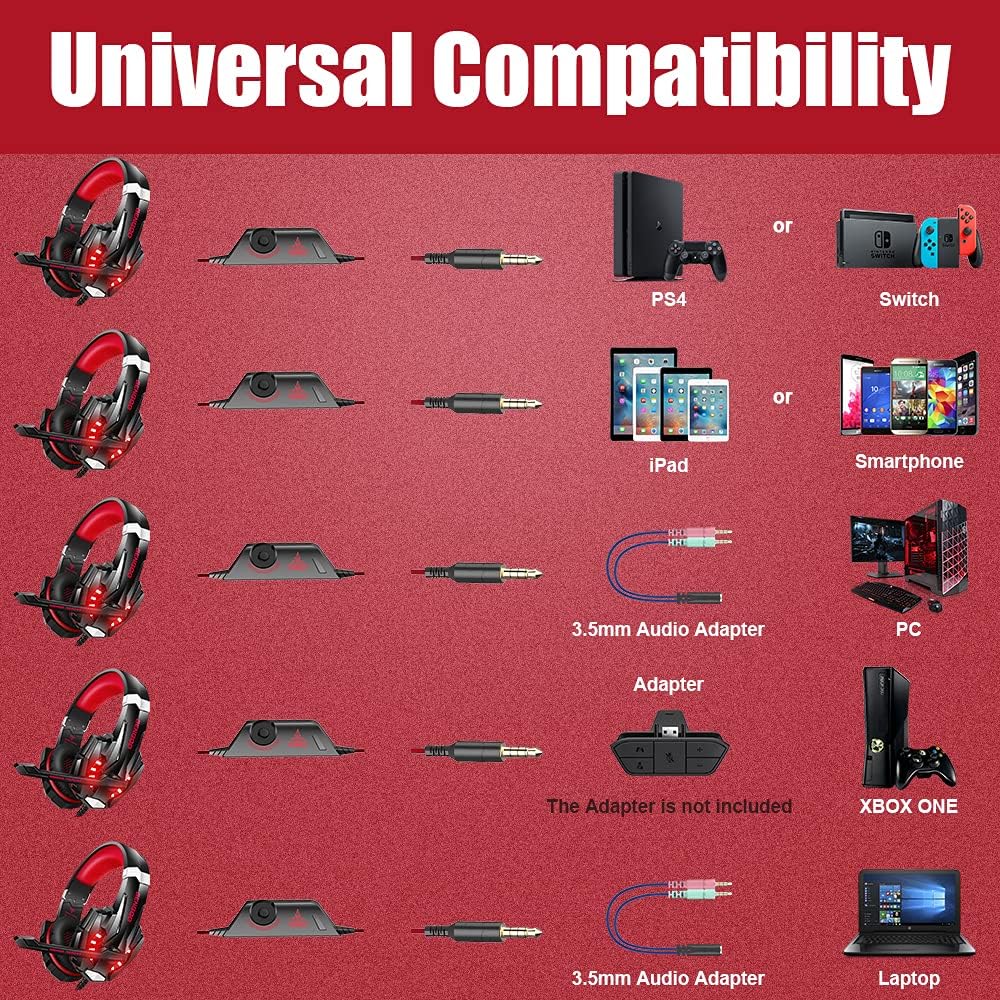Auriculares Gamer G9000 | Sonido Pro para PS4, PS5, Xbox y PC