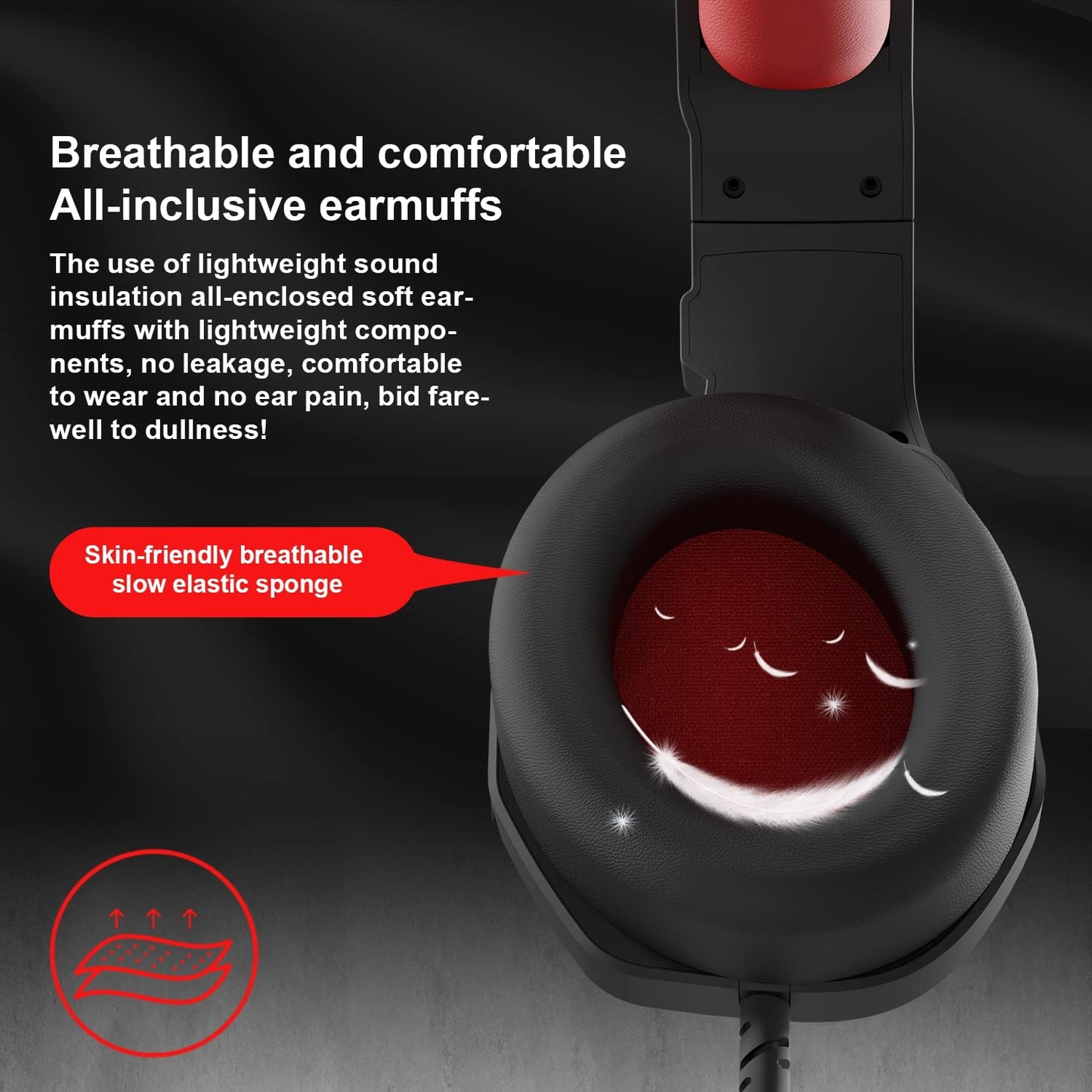 Auriculares estéreo para juegos G2000 para PS4 PC Xbox One PS5. Cancelación de ruido