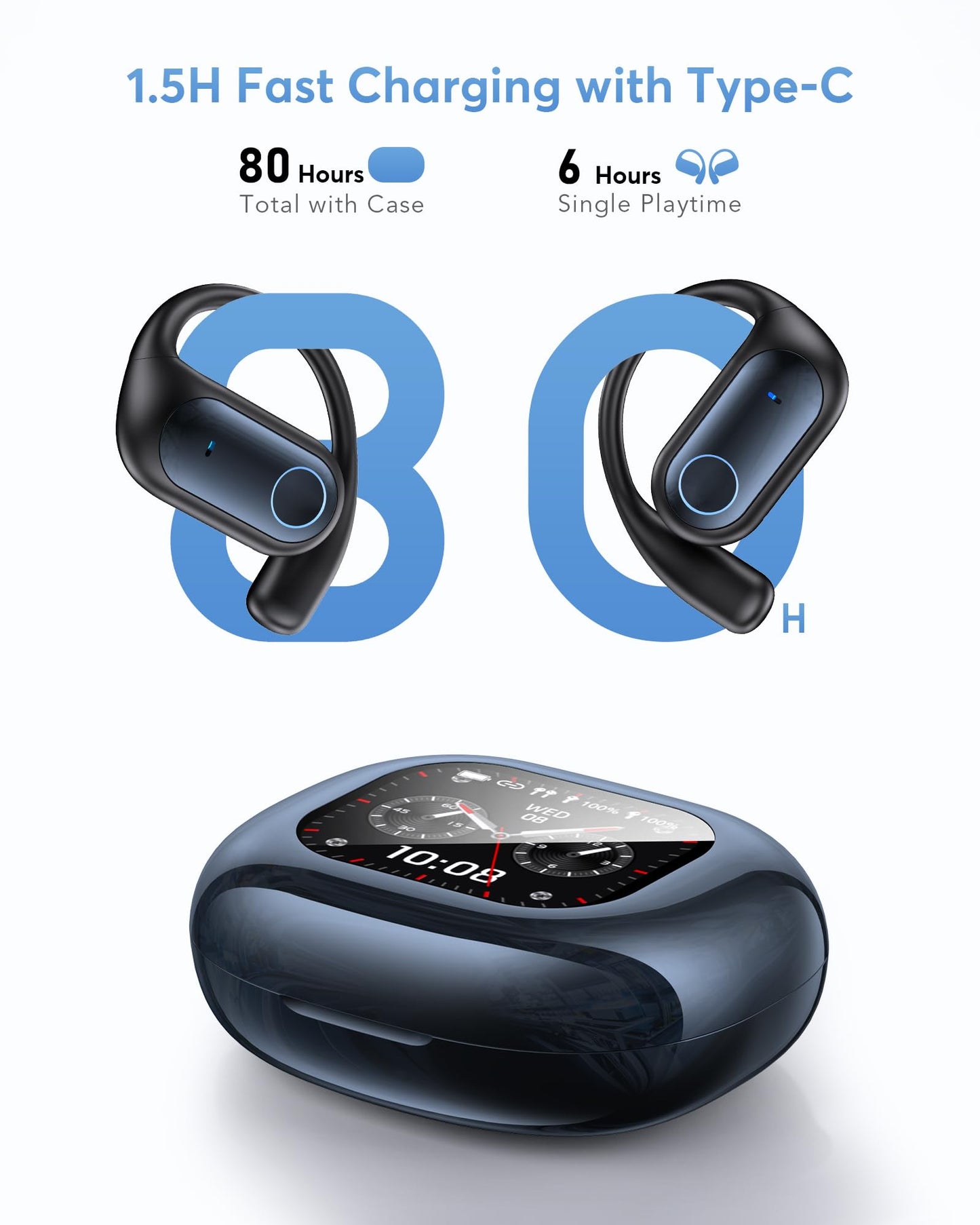 Audífonos Traductor AI Bluetooth 5.4 – Traducción en Tiempo Real