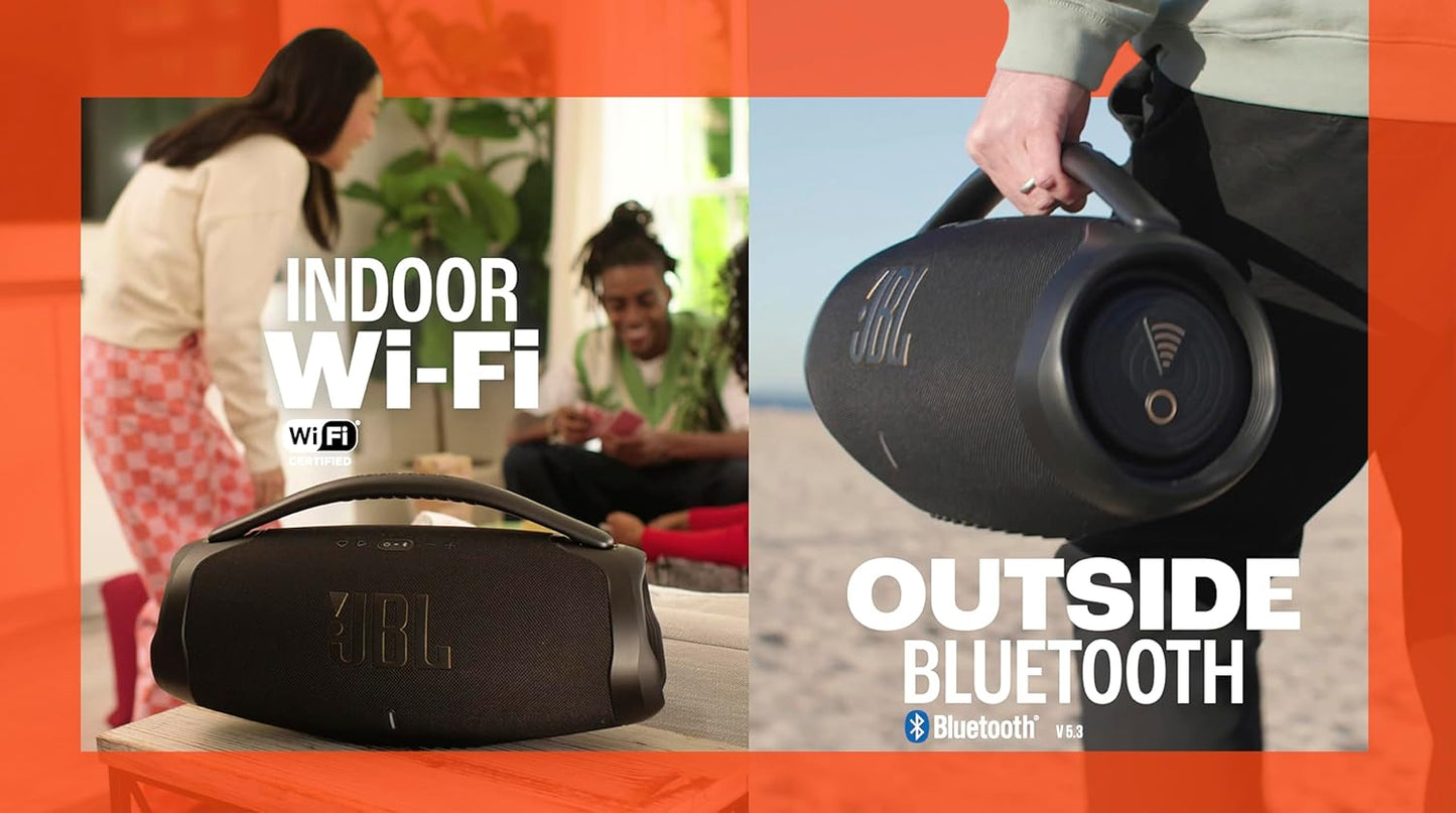 JBL Boombox 3 - Powerful Wi-Fi and Bluetooth Portatil Speaker