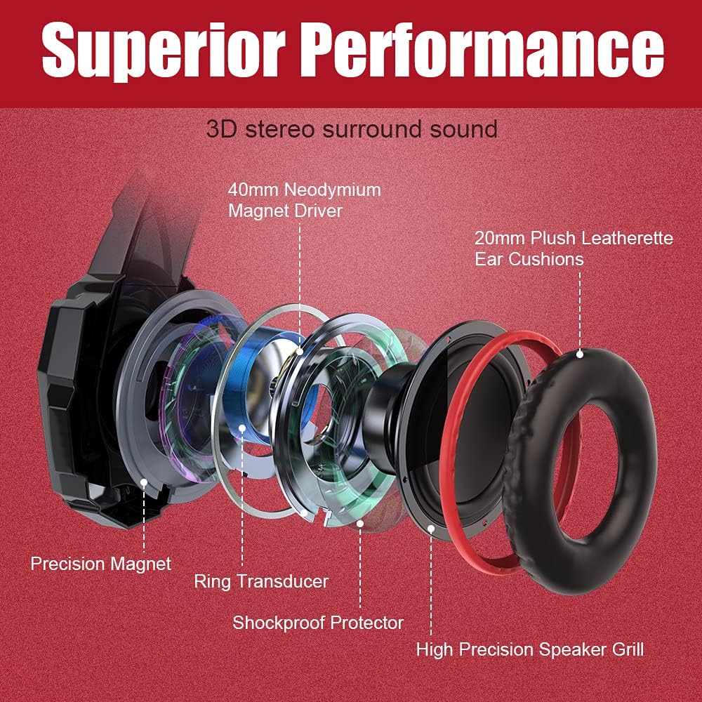 Auriculares Gamer G9000 | Sonido Pro para PS4, PS5, Xbox y PC
