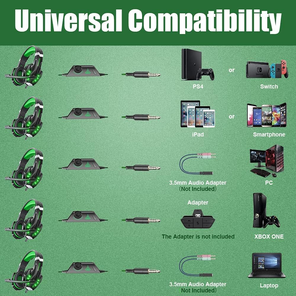 Auriculares Gamer G9000 | Sonido Pro para PS4, PS5, Xbox y PC