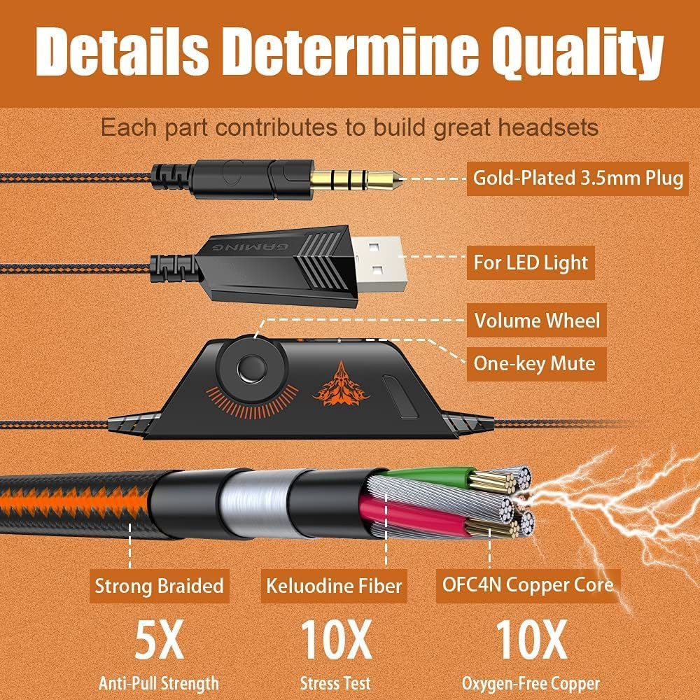 Auriculares Gamer G9000 | Sonido Pro para PS4, PS5, Xbox y PC