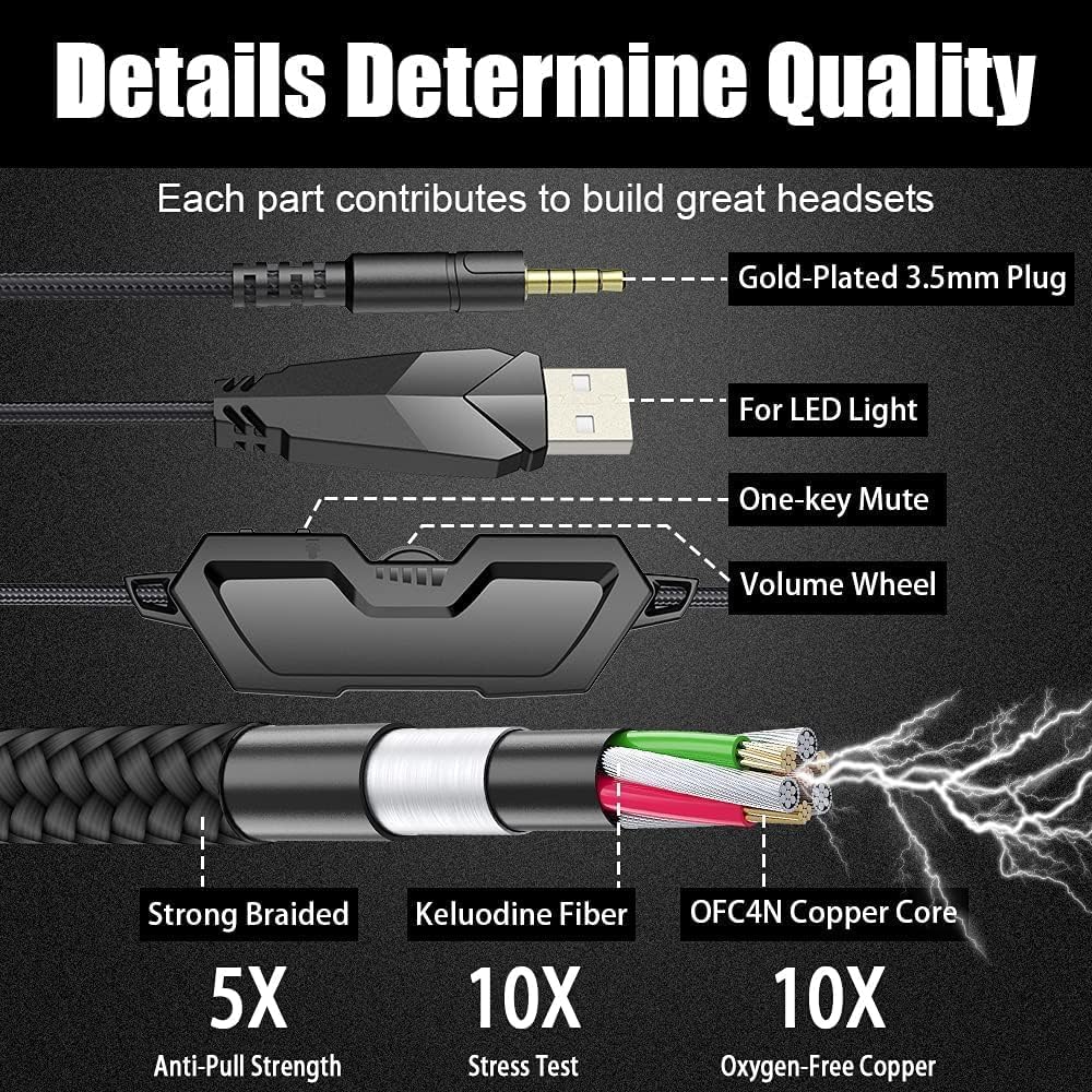Auriculares Gamer G9000 | Sonido Pro para PS4, PS5, Xbox y PC