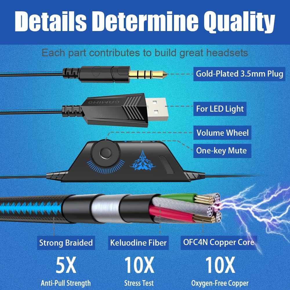 Auriculares Gamer G9000 | Sonido Pro para PS4, PS5, Xbox y PC