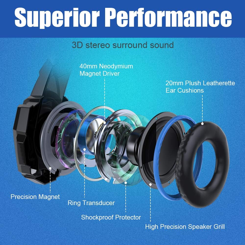 Auriculares Gamer G9000 | Sonido Pro para PS4, PS5, Xbox y PC
