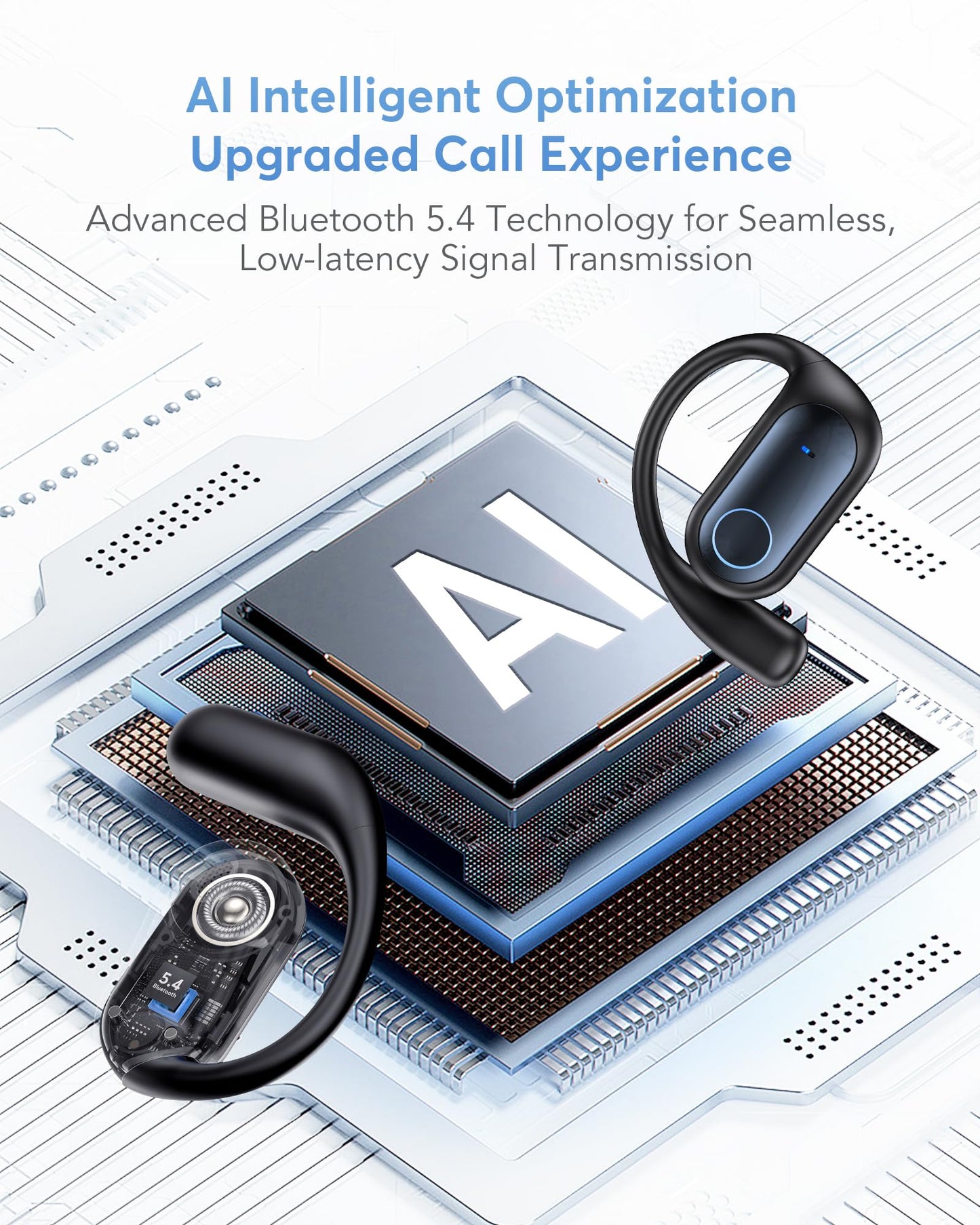 Audífonos Traductor AI Bluetooth 5.4 – Traducción en Tiempo Real