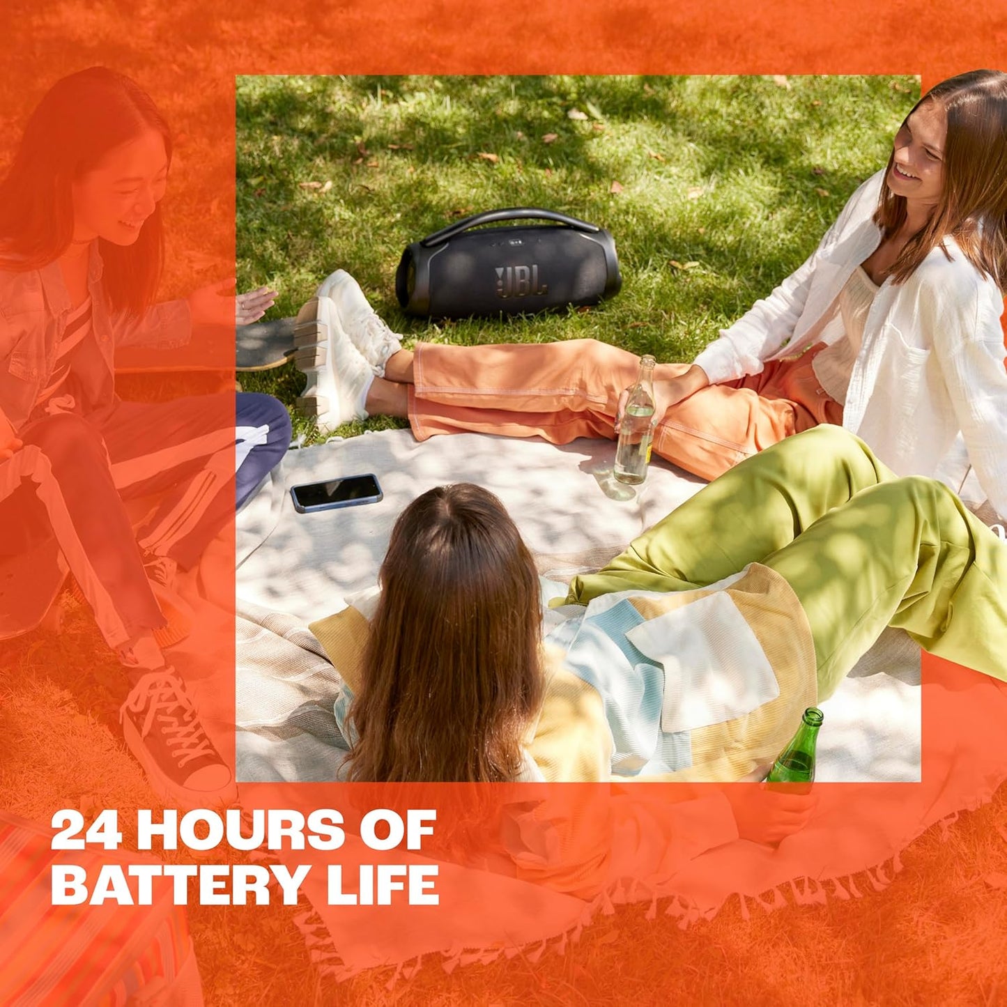 JBL Boombox 3 - Powerful Wi-Fi and Bluetooth Portatil Speaker
