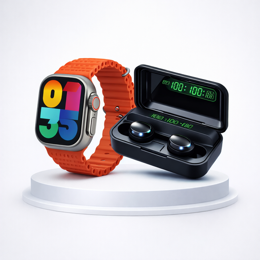 Smart Watch D8000 Ultra 3 + Audífonos Inalámbricos