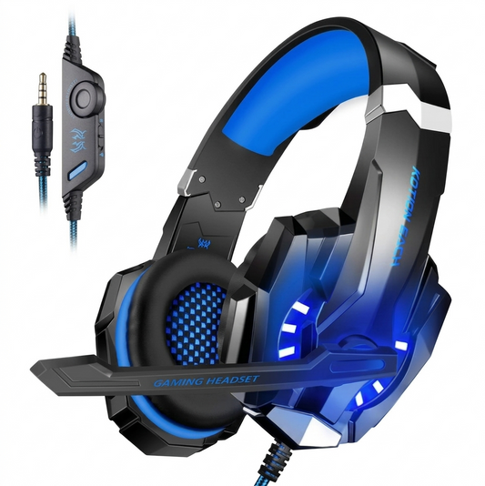 Auriculares estéreo para juegos G2000 para PS4 PC Xbox One PS5. Cancelación de ruido